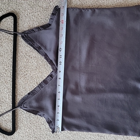 Express women's gray downtown cami tank top blouse size s - Picture 3 of 4